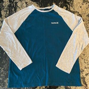 Mens Hurley Long Sleeve Tee Shirt